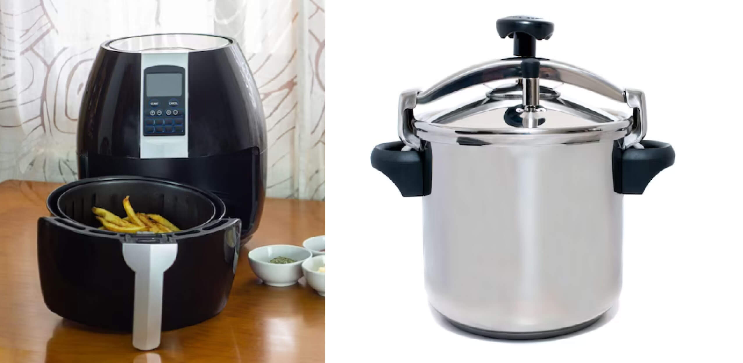 Difference Between Air Fryer and Pressure Cooker: Exploring Cooking Techniques and Features